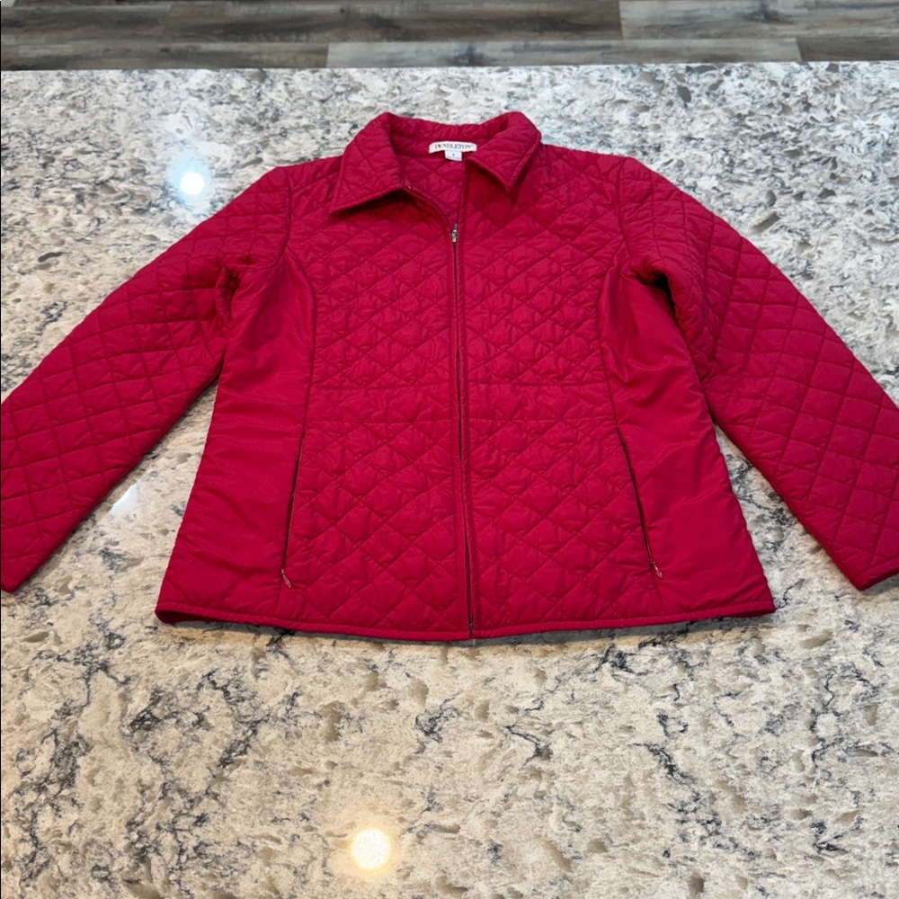 Pendleton | Quilted Zip Up Collared Jacket Coat i… - image 2